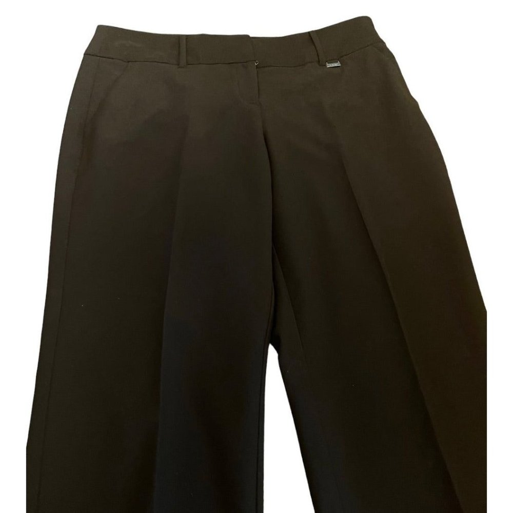 12 Tommy Hilfiger Womens Dress Pants Trousers Pockets Zipper Charcoal Gray